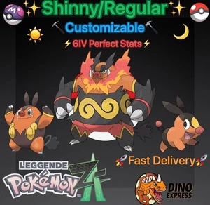 Emboarwwwwwwww🔥Pokemon Legends ZA Z-A Shiny/Regular 6IV Pokémon Fast Delivery🚀 - Picture 1 of 4