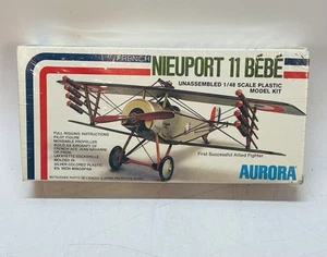 Vintage Aurora 1/48 French Nieuport 11 BEBE 754 NoS Factory Sealed - Picture 1 of 5