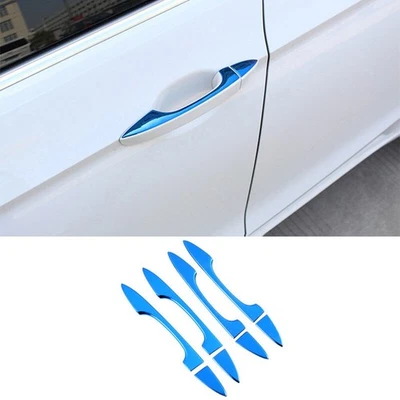 Отделка внешней дверной ручки подходит для Volkswagen Tiguan 2017-2021 синяя сталь - Изображение 1 из 4