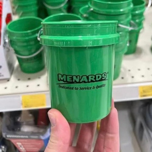 NEW! Set Of 20 Menards 400mL Mini Paint Pail Bucket Steel Handle | eBay