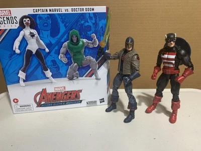 Lote Leyendas Marvel: Dr. Doom, Capitana Marvel, Caballero Negro y Agente de Estados Unidos Foto 1 de 2