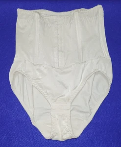 FAJA BRAGUITA De Colección BALI Marfil BRILLANTE SATINADO Gancho y Ojo Cintura Alta Modeladora Talla M - Imagen 1 de 8