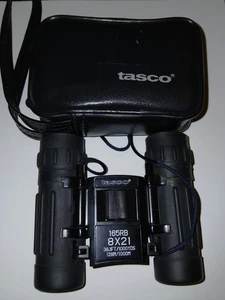 Tasco Binoculars Fully Coated Optics 8x21 Model 165RB 367FT/1000YDS 122M/1000M - Picture 1 of 4