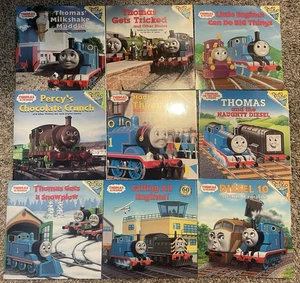 Lot of 9 VTG Thomas the Tank Engine Books- Muddle, Tricked, Diesel, Snowplow PB - Picture 1 of 3