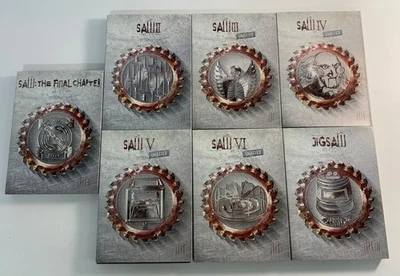Saw Sealed DVD Collection 2-8 Directors Uncut Final Chapter Jigsaw (Missing #1) - Image 1 of 4