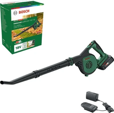 Bosch Akku-Laubbläser UniversalLeafBlower 18V-130, 1x PBA 2.5 Ah und Ladegerät