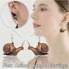 Style Acrylic Earings Dangle Hook Earrings Cows Snail Pattern Animal Pattern
