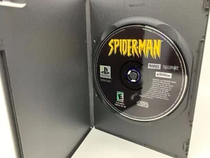 Marvel Spider-Man PlayStation 1 PS1 Spider Man Disc Only Tested RESURFACED DISC - Picture 1 of 4