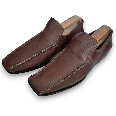Patrick Cox Wannabe Men's Brown Soft Leather Loafer Driving Leather Soles Shoes - Image 1 of 4