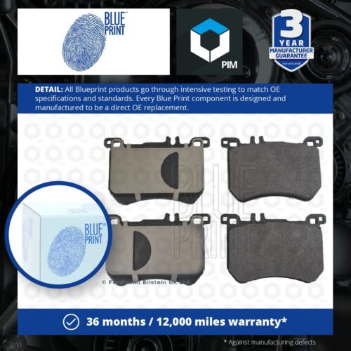 Brake Pads Set fits MERCEDES S400 W222 3.5 Front 13 to 17 M276.960 Blue Print