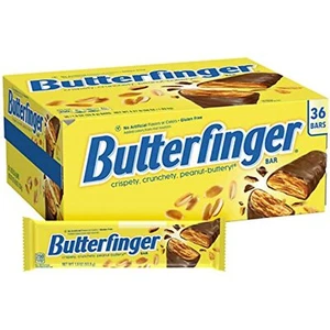 Butterfinger Peanut-Buttery Chocolate-y Candy Bars, Perfect Easter Egg Basket - Picture 1 of 7