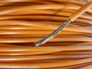 16 GAUGE AWG WIRE ORANGE 25' FT PRIMARY STRANDED COPPER POWER MTW - Picture 1 of 1