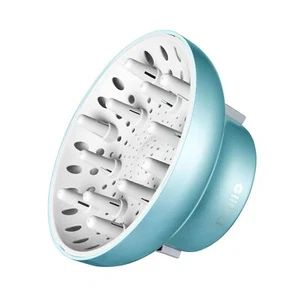 Universal Hair Diffuser 1.7" to 2.6" Curly Wavy Hair Dryer Attachment Blue - Picture 1 of 7