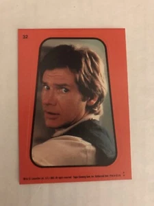 1983 Topps Star Wars El Retorno del Jedi Han Solo Pegatina Roja #32 Envío 1.00 - Imagen 1 de 2