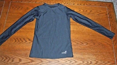 CAMISA TOP MARCA BCG JUVENIL TALLA XS (6/6X) NEGRA MANGA LARGA ELÁSTICA UNISEX Foto 1 de 3