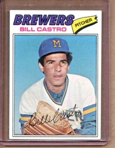 1977 Topps Bill Castro # 528 (EX/MT-NM) KNITTERFREI - Bild 1 von 2