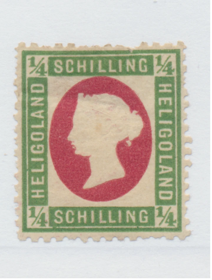 Sello Heligoland Scott #8, como nuevo con bisagras, goma parcial Foto 1 de 1