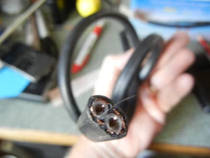 Shielded TWIN LEAD , 480 feet, might have been military, estate - Zdjęcie 1 z 10