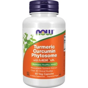 NOW Foods Turmeric Curcumin Phytosome with Meriva 500 mg 60 Veg Caps - Picture 1 of 2