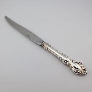 Reed & Barton Spanish Baroque Sterling Silver Steak Knife - 9 1/4" - No Mono - Picture 1 of 3