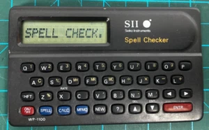 Seiko Instruments WP-1100 Spell Checker SII S2 Handheld Test Working VTG New Bat - Picture 1 of 4