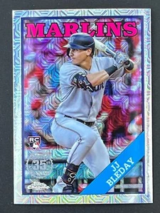 JJ BLEDAY RC 2023 Topps Series Confezione da 1 argento cromato #T88C-58 Marlins - Foto 1 di 2