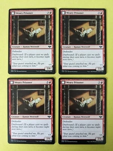 Weary Prisoner / Wrathful Jailbreaker - Innistrad: Crimson Vow - MTG (4er Set) - Bild 1 von 2
