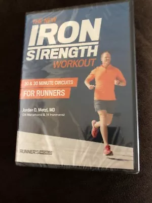 New Iron Strength Workout For Runners Jordan Metzl Run (2 DVD NEW) Ironstrength! - Image 1 of 2