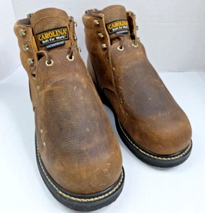 CAROLINA Herren 10EE 6 Zoll Stahlkappe MetGuard EH ölbeständiger Arbeitsstiefel - Bild 1 von 24