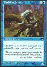 MTG magic cards 4x x4 Light Play, English Thalakos Sentry Tempest