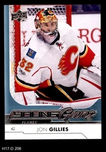 2017 Upper Deck #206 Jon Gillies Young Guns Flames RC 8 - NM/MT - Picture 1 of 2