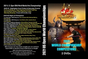 2021 U. S. Open ISKA World Martial Arts Tournament 2 DVDs - Imagen 1 de 3