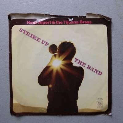 HERB ALPERT, THE TIJUANA BRASS JERUSALEM/STRIKE UP THE BAND VINYL 45 A&M VG 12-2 - Image 1 of 4
