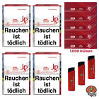 4x JPS/John Player Special Red/Rot XL Volumentabak Dose  69g, Hlsen, Feuerzeug