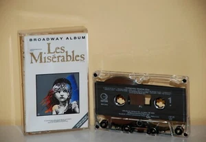 LES MISERABLES Broadway Album (Cassette Tape, 1987, Geffen) M5G24151 *TESTED* - Picture 1 of 10