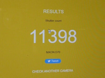 Nikon D70 DSLR Camera Body +   Battery &  Charger v low s/c 11398 fully tested  - Image 1 of 3