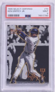 1995 Select Certified Ken Griffey Jr. #70 PSA 9 Mint HOF Seattle Mariners 