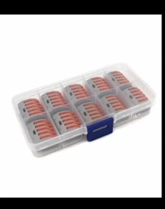Wire Connector Set Box Terminal Blocks Lighting Hybrid Quick Connectors 10 UNI - Imagen 1 de 1