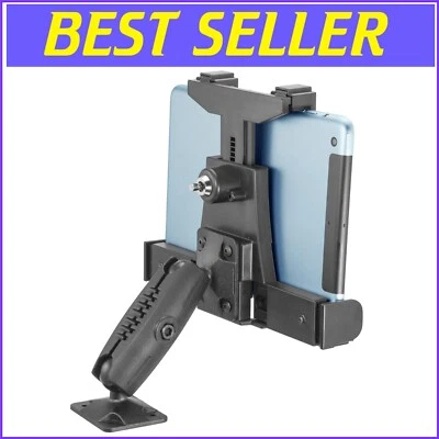 Heavy-Duty Locking Tablet Mount for 7"-10" Tablets - Ideal for Vehicles & Walls - Image 1 of 4