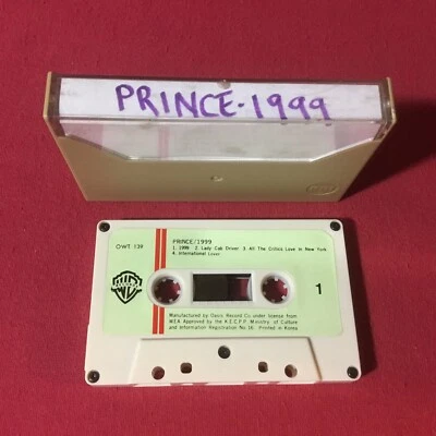  Prince – 1999  *1983:Korean Imported Cassette Warner Bros. OWT-139 (EX) copy - Image 1 of 4