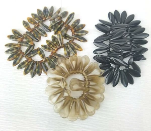 Braune Schildkröte oder Schwarz Onyx Tschechisch Glas Dolch Perlen 50 Stck. - Bild 1 von 7