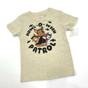 Paw Patrol Childs Nickelodeon Halloween Graphic Beige Shirt Size 3T NEW - Picture 1 of 5