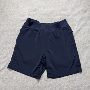 Fabletics Shorts Mens Medium Athletic Lightweight Zip Pocket Running Lined Logo - Picture 1 of 12