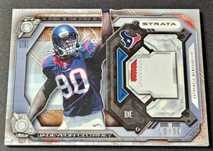 2014 Topps Strata Relics /90 Rookie Patch Jadeveon Clowney RC #SR-JC Texans - Picture 1 of 2