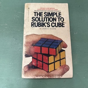 The Simple Solution to Rubik's Cube James G. Nourse vintage Bantam 1981 - Picture 1 of 4