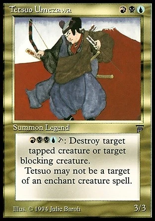Magic MTG Legends Tetsuo Umezawa MODERATELY PLAYED MP - Image 1 of 1