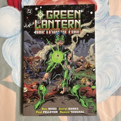 LINTERNA VERDE BAUTISMO DE BANCOS DE FUEGO MARZ TANGHAL COMERCIO LIBRO DE BOLSILLO TPB DC NUEVO Foto 1 de 4