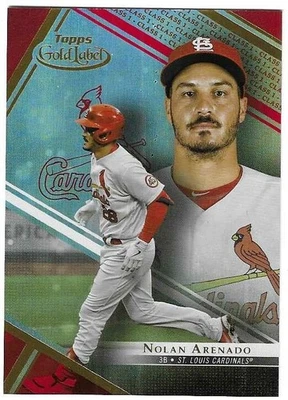 Nolan Arenado 2021 TOPPS GOLD LABEL MLB CLASS 2 PARALLEL CARD #71 Cardinals /75 - Image 1 of 2