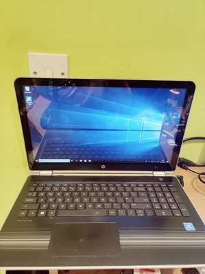 HP Pavilion 15 Intel Pentium 4405u 4 GB Ram 1 TB HDD 15-bk056sa Glass Broken  - Image 1 of 4