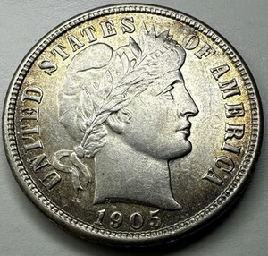 1905-P Barber Dime E70 - Picture 1 of 2